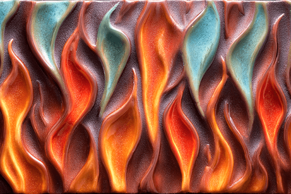 Abstract Flame Pattern Background: A Versatile Design Element for Modern Creativity