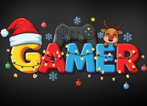 Christmas Gamer SVG, PNG: Festive Fun for Every Gamerβs Space
