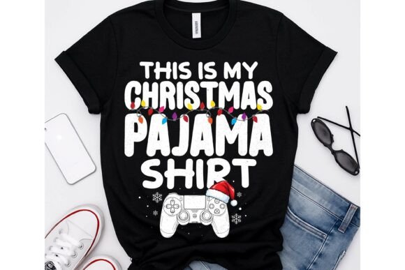 Christmas Pajama Shirt PNG Design
