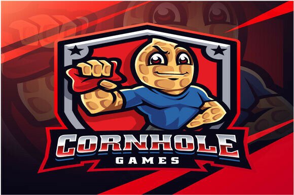 Cornhole Games Esport Mascot Logo Design: A Visual Identity for Competitive Gaming