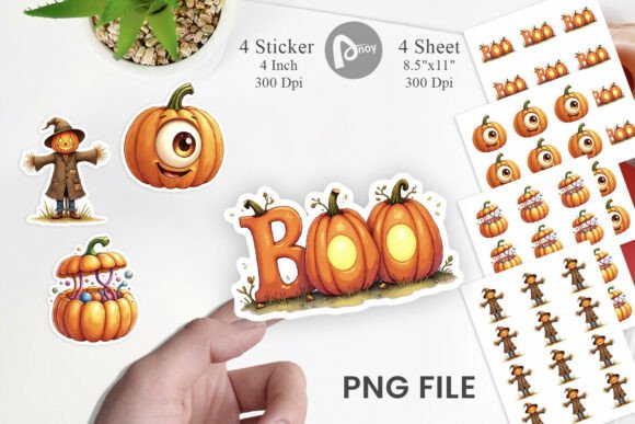 Cyberpunk Pumpkin Sticker Bundle: A Strategic Addition to Your Creative Toolkit