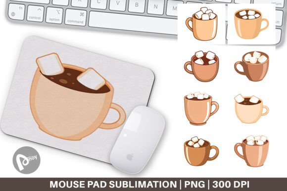 Enhance Your Workspace with the Mouse Pad Hot Chocolate and Sublimation Mouse Pad