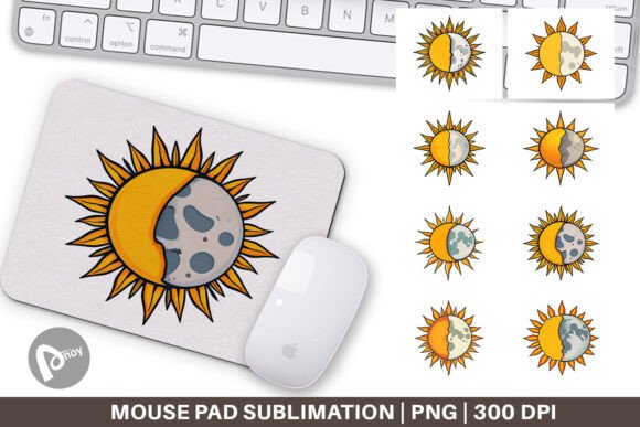 Enhance Your Workspace with the Mouse Pad Sun and Moon: A Creative and Functional Solution