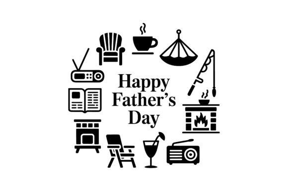 Explore the Father’s Day Hobby Icon Set EPS
