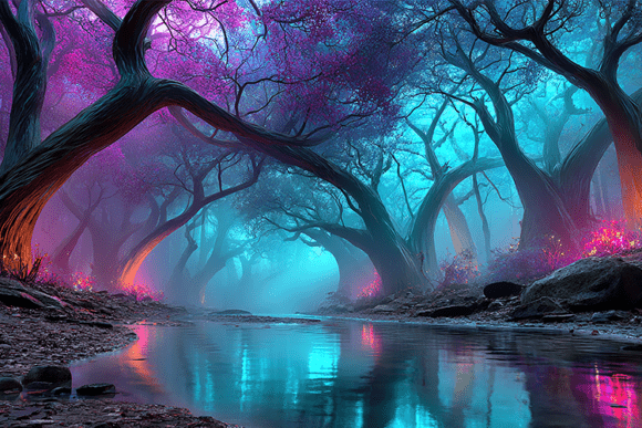 Fantasy Enchanted Forest Background: A Strategic Tool for Creative and Professional Projects