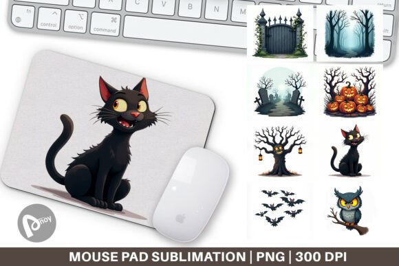Haunted Forest Gothic Mouse Pad: A Strategic Addition to Your Workspace