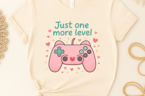Just One More Level Sublimation Clipart: A Creative Tool for Digital and Physical Projects