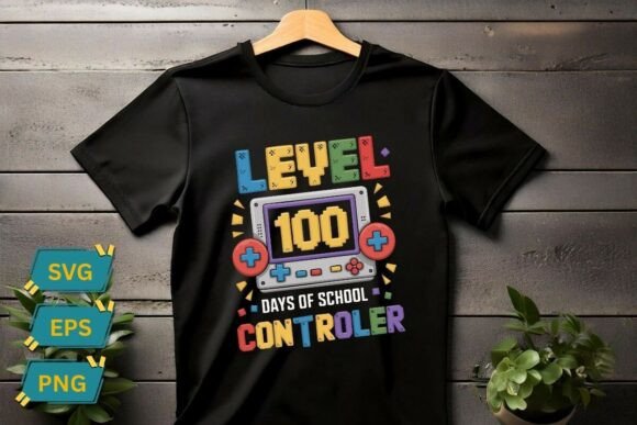 Level 100 Days of School Controller SVG: A Nostalgic Celebration of Achievement