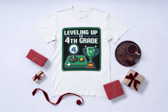 Leveling Up to 4th Grade SVG