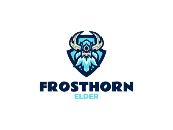Mascot Modern Viking Logo Design