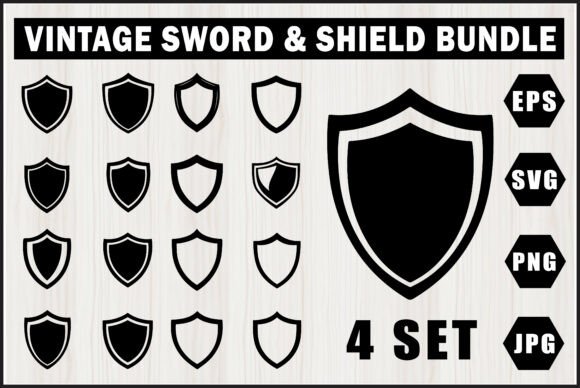 Minimal Shield Vector Badge Set for Modern Design Needs