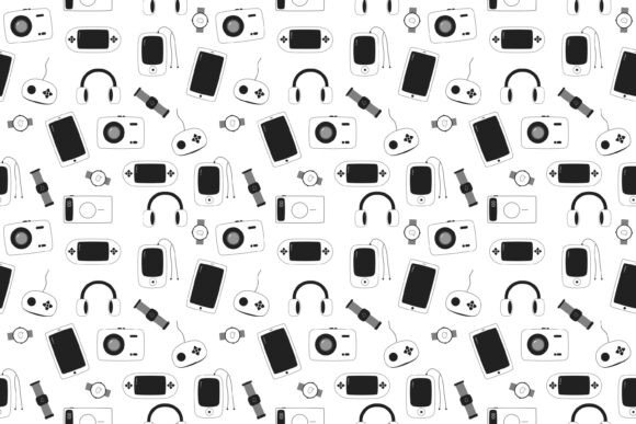 Modern Gadget Seamless Pattern: A Versatile Design for Tech-Driven Projects