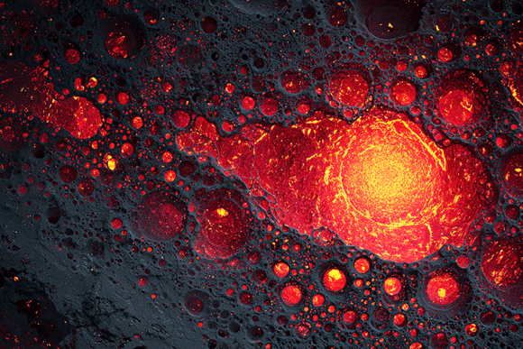 Molten Lava Abstract Texture Background: A Dynamic Visual Resource