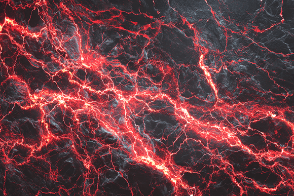Molten Lava Cracked Rock Texture Background: A Dynamic Resource for Creative Projects