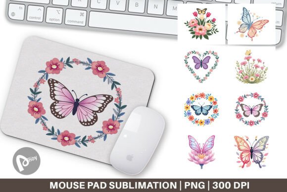 Mouse Pad Butterfly Bloom Pastels: A Strategic Tool for Productivity and Creativity