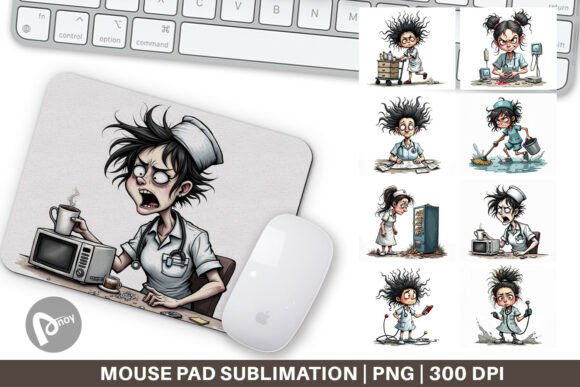 Mouse Pad Chaotic Nurse
