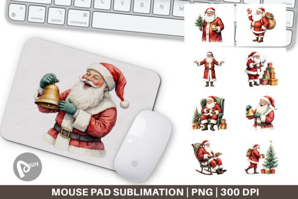 Mouse Pad Classic Santa Claus: A Creative Addition to Your Work Space