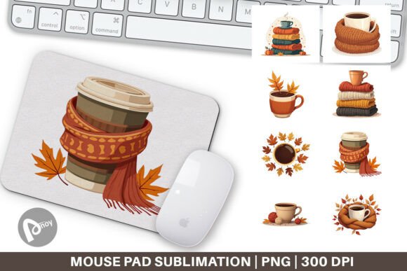 Mouse Pad Cozy Coffee Weather: A Stylish and Functional Addition to Your Workspace