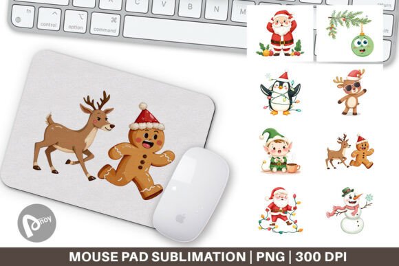 Mouse Pad Funny Christmas
