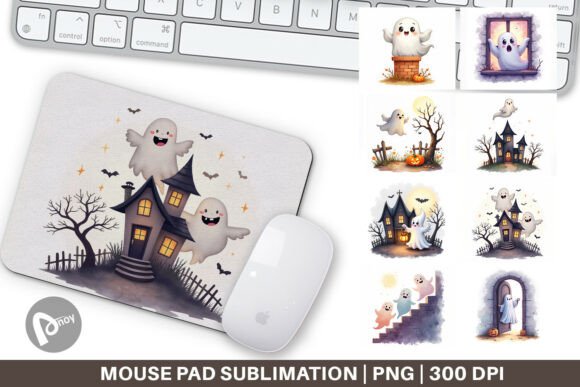 Mouse Pad Ghost Haunted House: A Spooky Yet Stylish Addition to Your Workspace