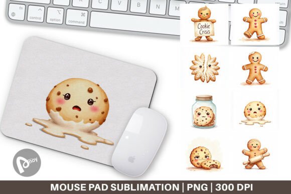 Mouse Pad Grumpy Cookies: A Stylish and Functional Addition to Your Workspace
