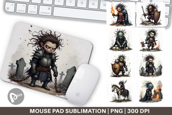 Mouse Pad Grumpy Knight: A Stylish and Functional Addition to Your Workspace