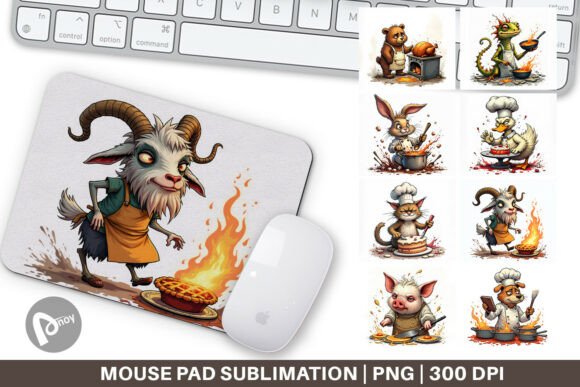 Mouse Pad Kitchen Chaos Critter: A Unique Blend of Function and Fun