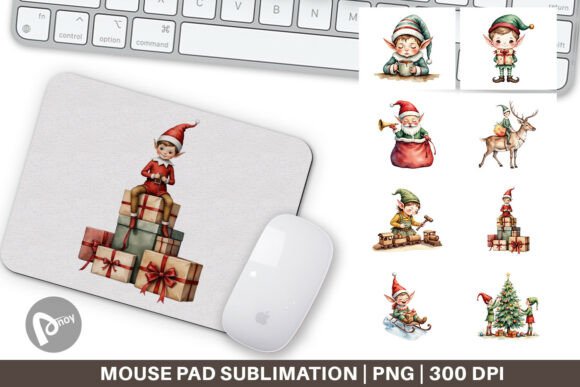 Mouse Pad North Pole Elves: A Creative and Functional Addition to Your Workspace