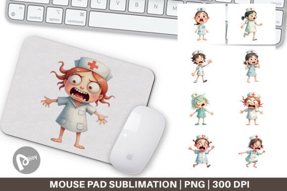 Mouse Pad Panic Nurse: Boost Productivity & Style