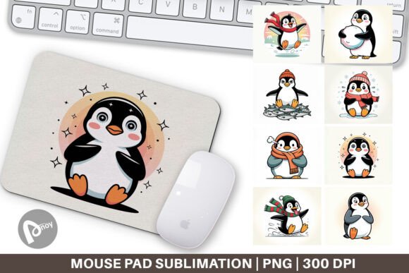 Mouse Pad Penguin Mood: A Stylish and Functional Addition to Your Workspace