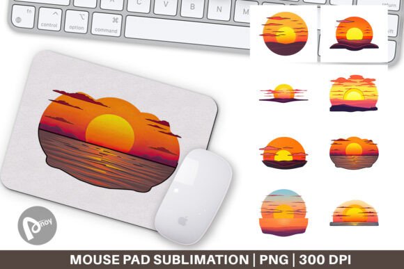 Mouse Pad Rising Sun: Enhance Your Workspace with Style and Functionality
