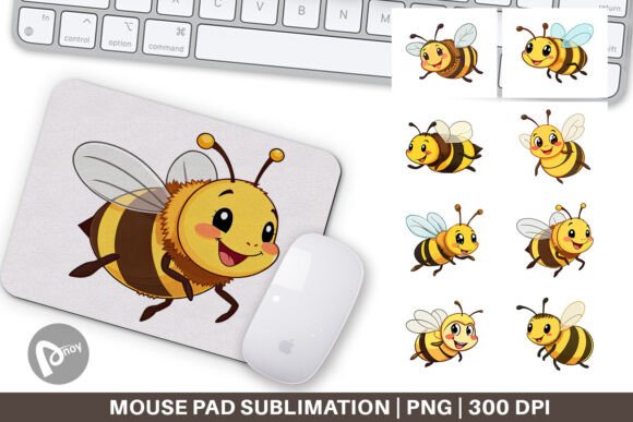 Mouse Pad Smiling Bee: A Strategic Tool for Productivity and Creativity