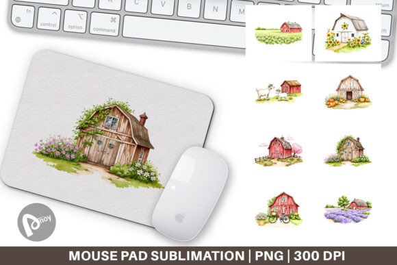 Mouse Pad Summer Barn: A Creative Solution for Your Work and Play Space
