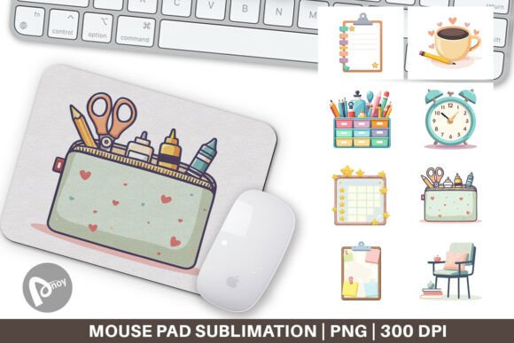 Mouse Pad Teacher Life Charm: A Stylish and Functional Addition to Your Workspace