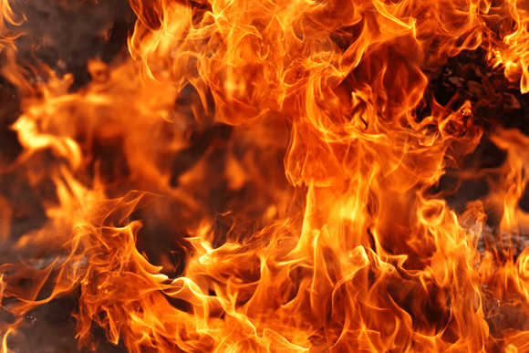 Realistic Fire Flames Background: A Dynamic Visual Resource for Creative Projects