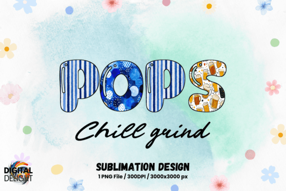 Streaming Snacks POPS Chill: A Unique Sublimation Design for Creative Projects