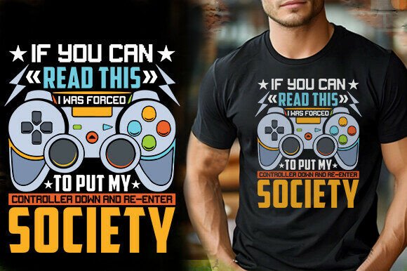 VINTAGE if YOU CAN READ THIS I WAS FORCE: A Unique Expression in Gaming Apparel