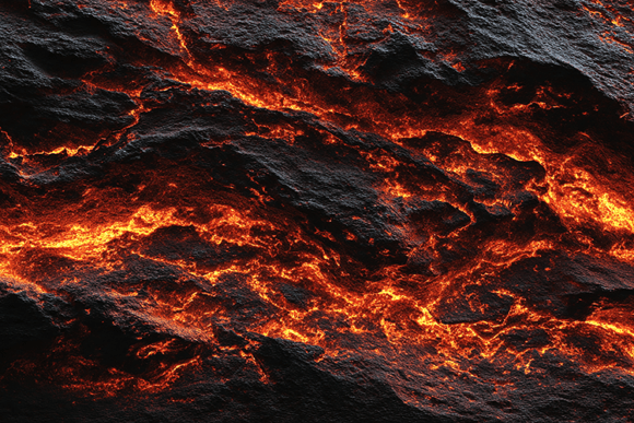 Volcanic Lava Rock Texture Background: A Dynamic Design Element